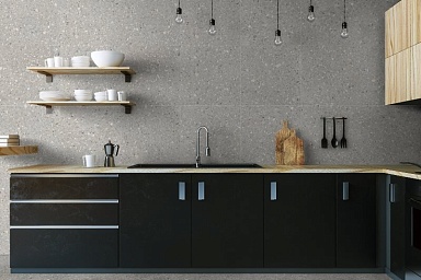 Керамогранит Global Tile GT60609201MR Saga Серый 60x60