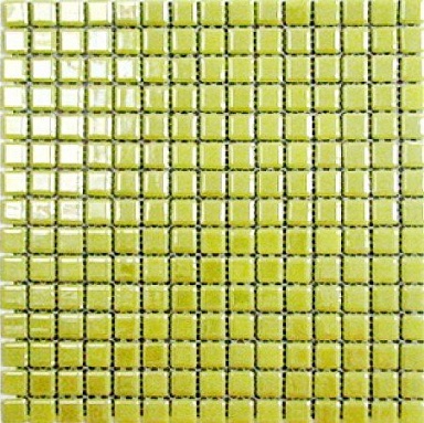 Мозаика Keramissimo SP25-2005 Моноколор желтый перламутровый 31.5x31.5