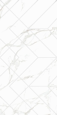 Декор Eurotile 0105 Amuletto White Decor 25x50