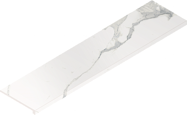 Ступень Italon 620070002598 Stellaris Statuario White Scalino Angolare Dx 33x120