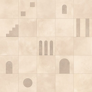 Декор Keope KH5K CottoMilano Talco Archetipo Decoro Ultramatt / Glossy 20x20