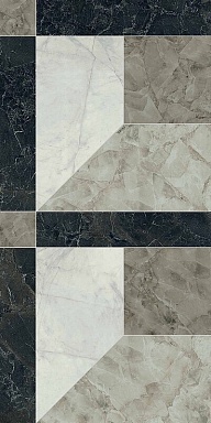 Декор Versace PF60014092 Tarsia Prospect Nero Deco Lux 3D Rett 60x120