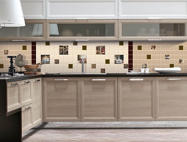 Плитка Absolut Keramika Monocolor Marron Biselado Brillo 10x10