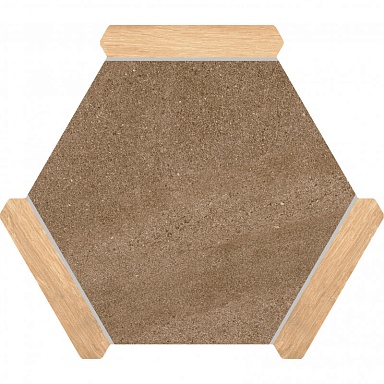 Керамогранит Monopole Sacramento Marron Pino 22x25