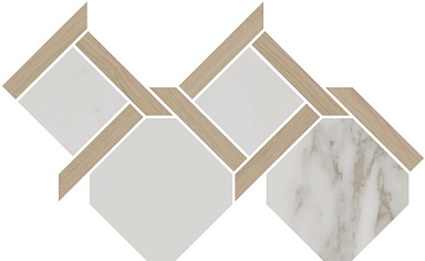Kerama Marazzi ID169 Декор Монте Тиберио наборный лаппатированный 48x29,5x0,9