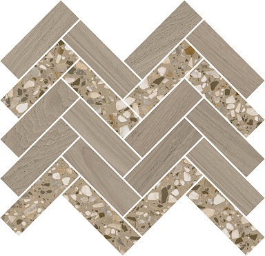 Мозаика Kerama Marazzi T042/SG5269 Монтиони мозаичный коричневый светлый 34x35,5