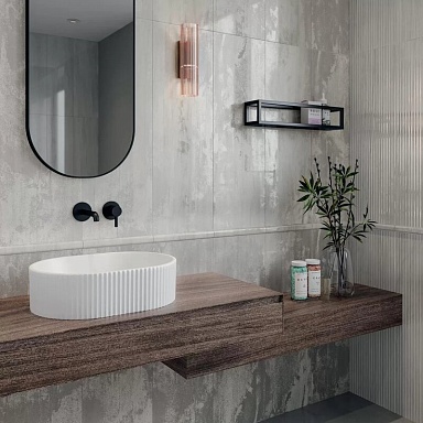 Бордюр Kerama Marazzi POD002 Бисер прозрачный люстр 20*0,6