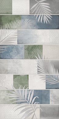 Плитка Azori 00-00003250 Bricks Leaf 31,5x63