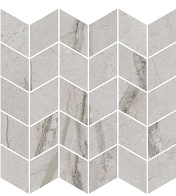 Kerama Marazzi KMD2MSM007BR Декор Ифран мозаичный серый светлый глянцевый обрезной 30x31,2x0,9