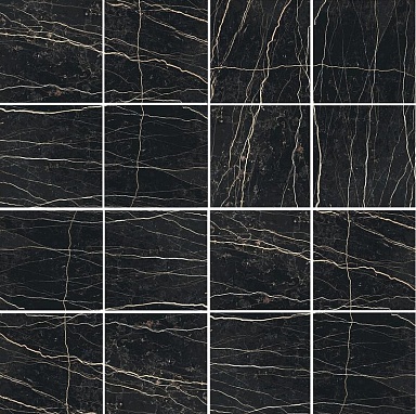 Декор Rex Ceramiche 756369 Prexious Thunder Night Mosaico Glossy 7,5x7,5 30x30