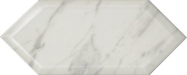 Плитка Kerama Marazzi 35009 Келуш грань белый глянцевый 14х34