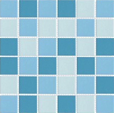 Мозаика Serapool 80051.3H Mosaic Blue-Light Blue-Aqua Blue 5x5 30x30