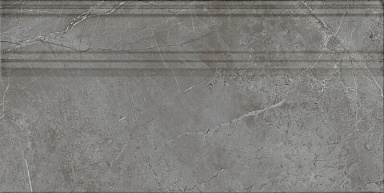 Kerama Marazzi FME031R Плинтус Риальто серый тёмный глянцевый обрезной 20x40x1,6