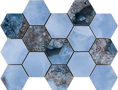 Мозаика Pamesa MALLA HEX CR. LUX DANAE NAVI 32,5x22,5