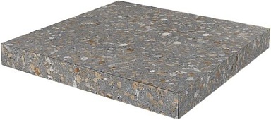 Kerama Marazzi SG632220R/GCA Ступень угловая клееная Терраццо коричневый 33x33