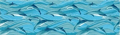 Декор Kerama Marazzi GR132/2828 Дельфины 8,5*28,5