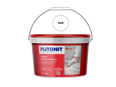 Смеси и затирки Plitonit Colorit Premium Биоцидная (0.5-13 мм) Белая 2 кг