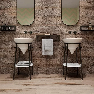 Kerama Marazzi DL501700R/GCF Ступень клееная Про Вуд коричневый 33x119.5