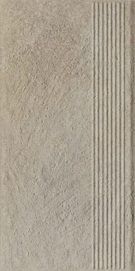 Ступень Paradyz Eremite Crema Stopnica Prosta Struktura Mat 30x60