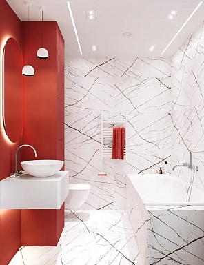 Керамогранит Idalgo Granite Sandra White / Гранит Сандра белый MR 60x60