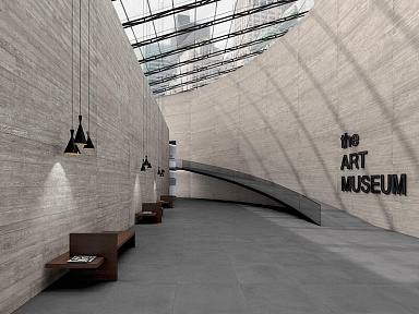 Керамогранит Kerlite Cement Project Cem Color-10 1000x1000