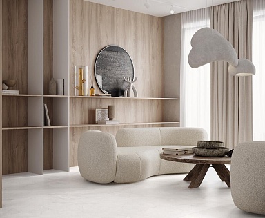 Керамогранит Laparet Antalya Bianco Полированный 60х120