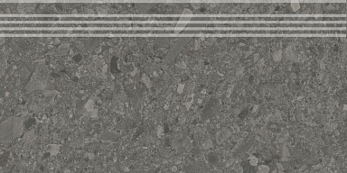 Kerama Marazzi DD606220R/GR Ступень Чеппо ди Гре антрацит матовый обрезной 30x60x0,9