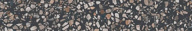 Подступенник Kerama Marazzi KM6060G0021RALT Подступенок Бричиола чёрный матовый обрезной 60x10,7x0,9