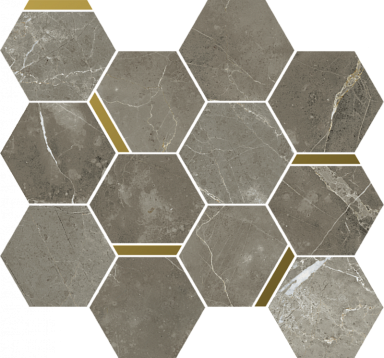 Мозаика Italon 620110000225 Stellaris Tuscania Grey Mosaico Chic Nat 28.3x32.8