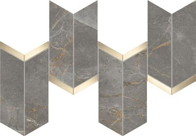 Мозаика Atlas Concorde Italy AF9A Marvel Fior di Bosco Mosaico Chevron Lappato 19,2x46,3