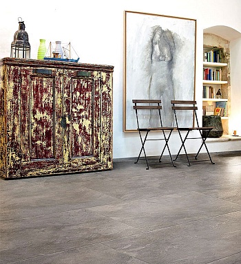 Керамогранит Rex Ceramiche 738655 Ardoise Noir Grip Ret 80x80