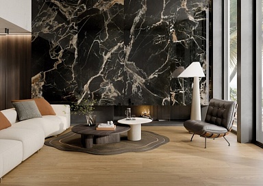 Керамогранит La Fabbrica Ceramiche 276101 Black Gold Nat Ret 60x120