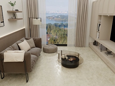 Керамогранит Duna Gravelo Beige Carving 60x120