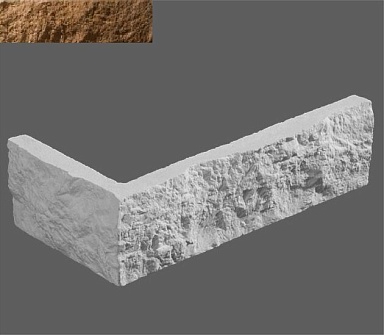 Искусственный камень Leonardo Stone Угловой элемент Неаполь 370 9,4/20x5,2x1,2
