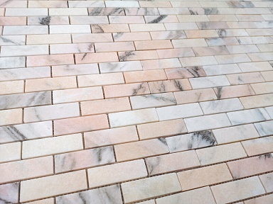 Мозаика Caramelle Mosaic Rosa Salmone POL 23x73x7 298x298
