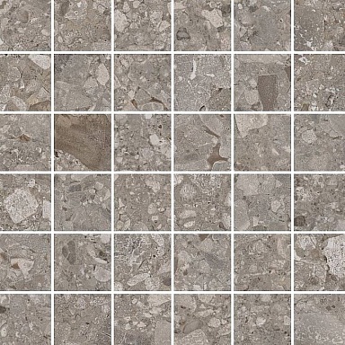 Vitra K9475128R001VTE0 Ceppostone Мозаика Темный Греж Матовый R10B 7Рек 5x5 30х30