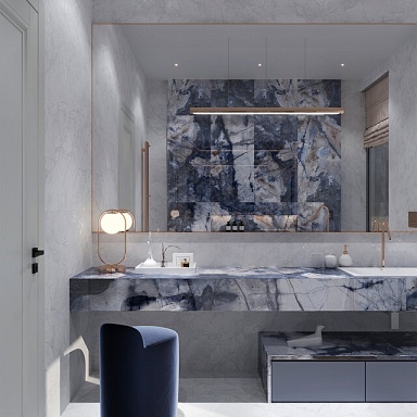 Bergamo Blue Arcadia Ceramica