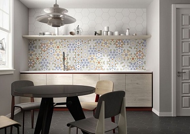 Керамогранит Oset Versalles HEX Grey 20x24