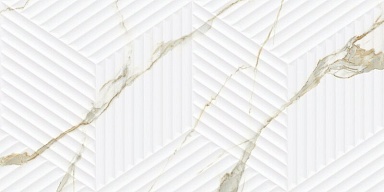 Плитка Artecera LE63063B-F53 Bianco Carrara Classico Cubo Rectificado 30х60