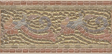 Бордюр Kerama Marazzi HGD/B100/17000 Виченца золото 15х7,2