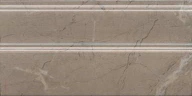 Плинтус Kerama Marazzi FMA032R Серенада бежевый тёмный глянцевый обрезной 30x15