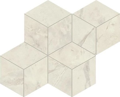 Мозаика Atlas Concorde Italy AF8N Marvel Calacatta Perla Mosaico Esagono Silk 30x35