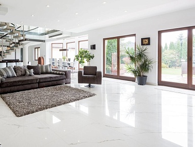 Керамогранит Global Tile GT1206015103PR Corus Белый полированный 60x120