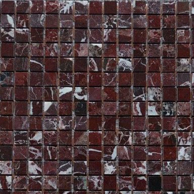 Мозаика Art&Natura Ceramic Marble Mosaic Rosso Levanto 15*15 305*305