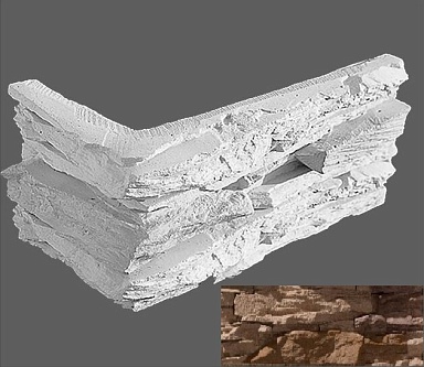 Искусственный камень Leonardo Stone Угловой элемент Леонардо 830 20/10x10x3,5