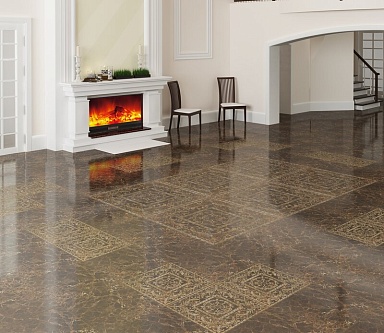 Декор Gracia Ceramica Bohemia brown decor 03 25x60