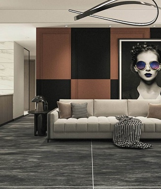 Керамогранит Pardis Ceramic Pazh 164672M Jersi Dark Matt 60x60
