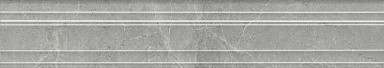 Kerama Marazzi BLF021R Бордюр Багет Риальто дымчатый глянцевый обрезной 40x7,3x2,7