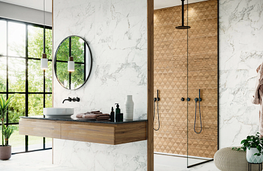Керамогранит Porcelanite Dos 3302 White Rect. 64x147,5