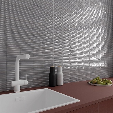 Плитка DNA Tiles 133473 Flash Bars Lead 12,5x25